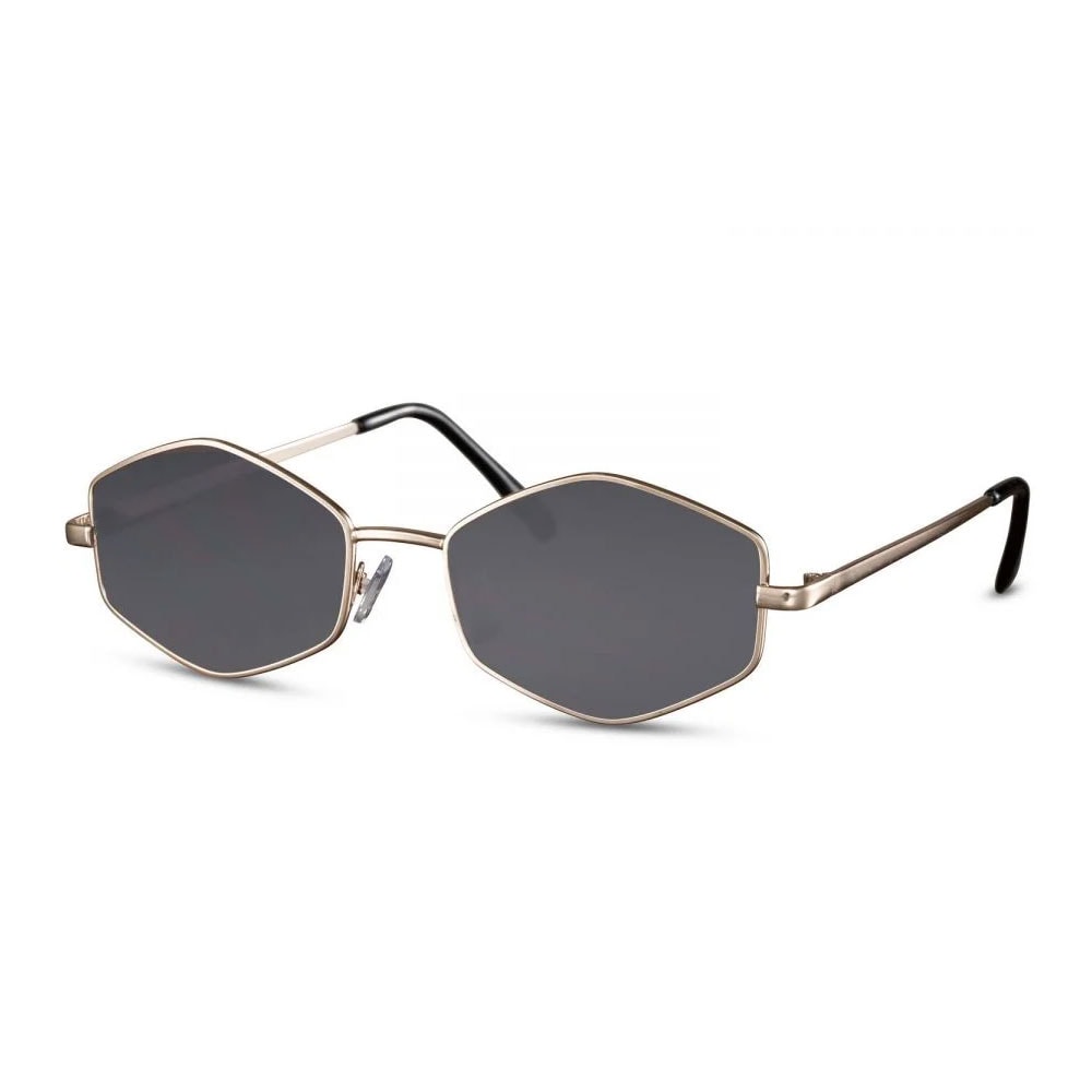 Eco Solbriller - Guld med sort linse