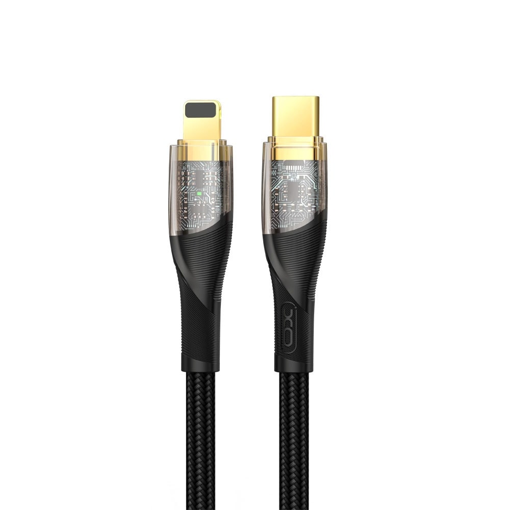 XO USB Kabel USB-C - Lightning 1m 27W - Sort