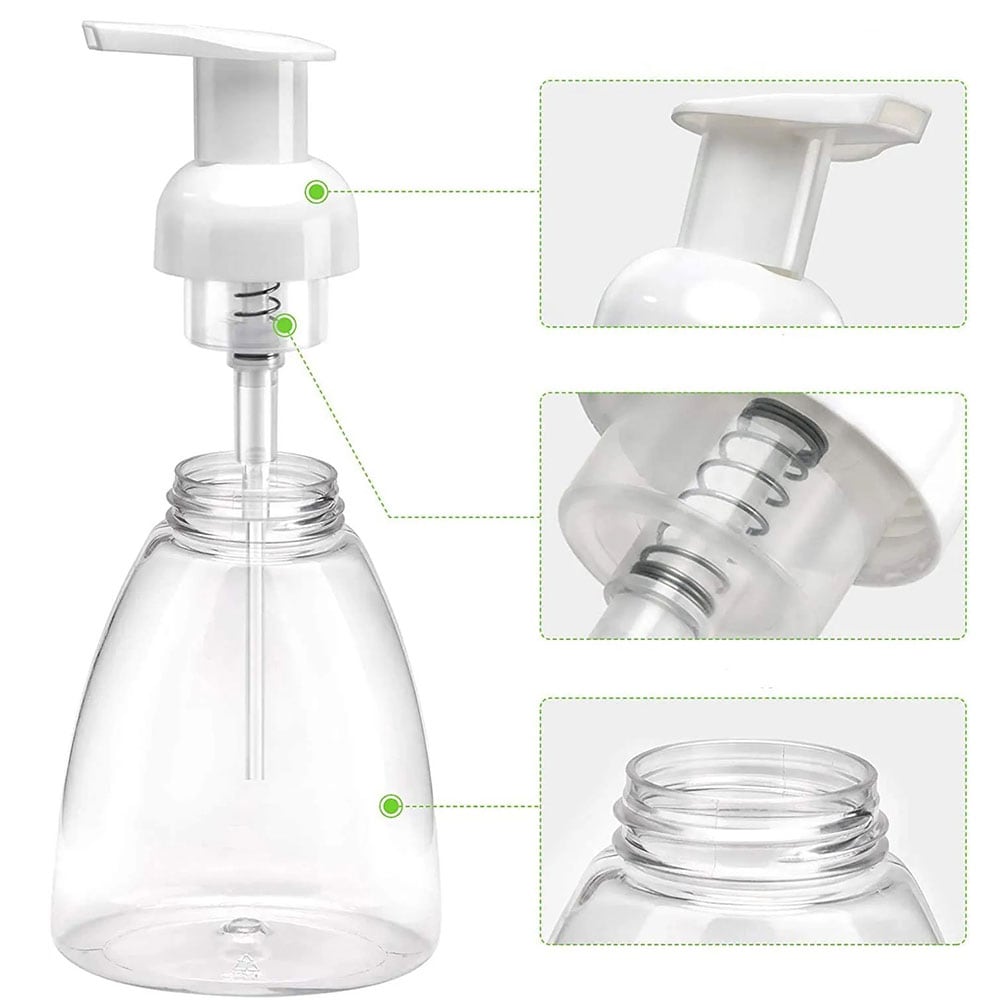 Sæbepumpe 300ml, transparent skumpumpe