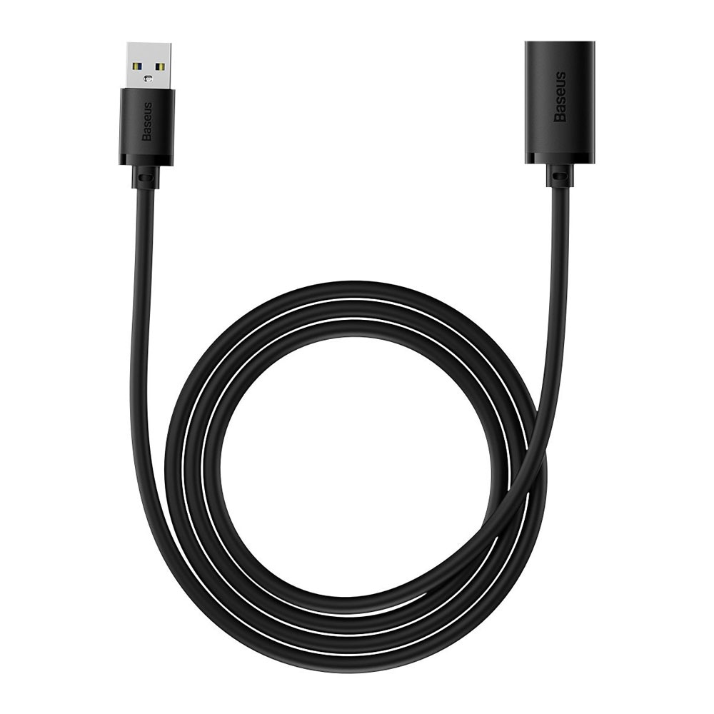 Baseus USB 3.0 Forlængerkabel 1,5 m - Sort