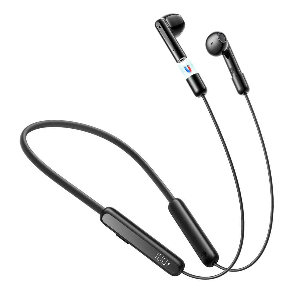 Joyroom DS1 Sports høretelefoner med nakkebånd - Sort
