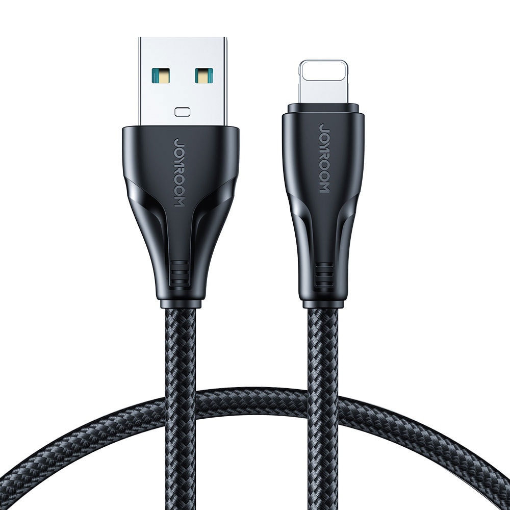 Joyroom USB kabel USB til Lightning 2,4A 1,2 m - Sort