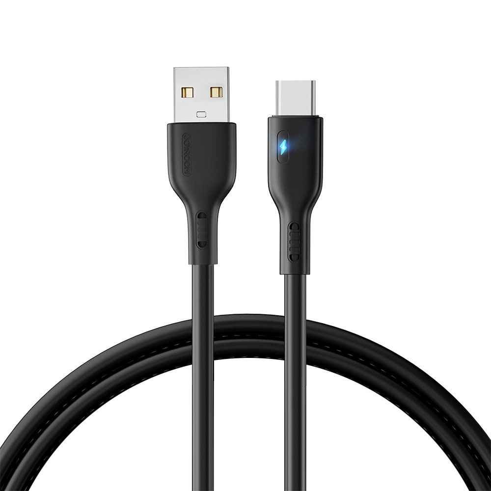 Joyroom USB kabel 3A USB til USB-C 1,2m - Sort
