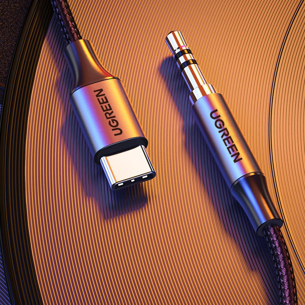 Ugreen Audio kabel USB-C til 3,5 mm 1m