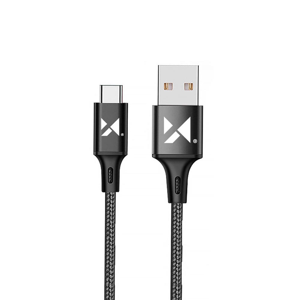 Wozinsky USB-kabel USB til USB-C 2.4A 1m - Sort
