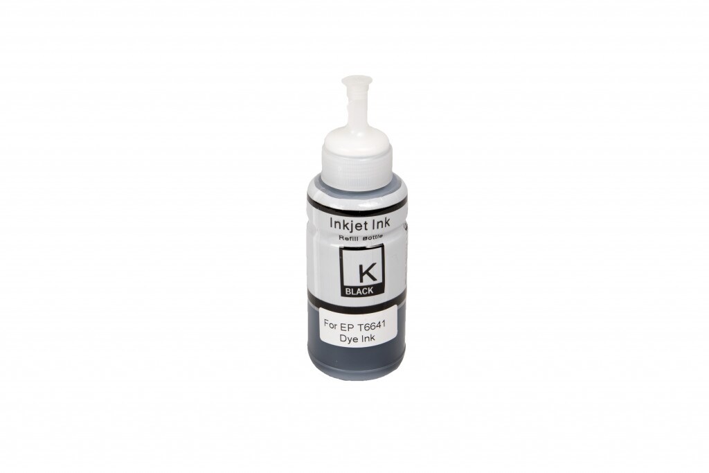 Refill blæk Epson T6641 C13T6731A/C13T66414A - Sort