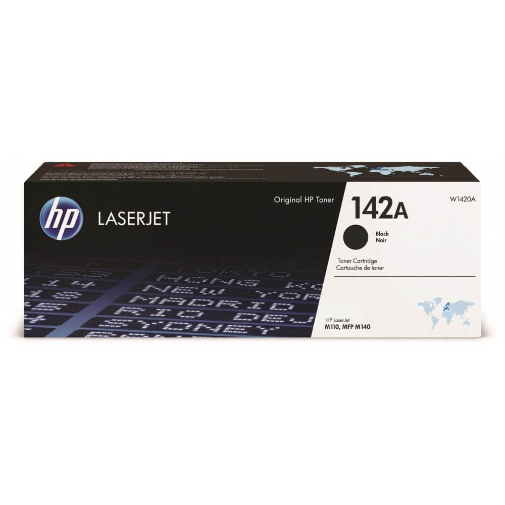 HP 142A Toner W1420A - Sort