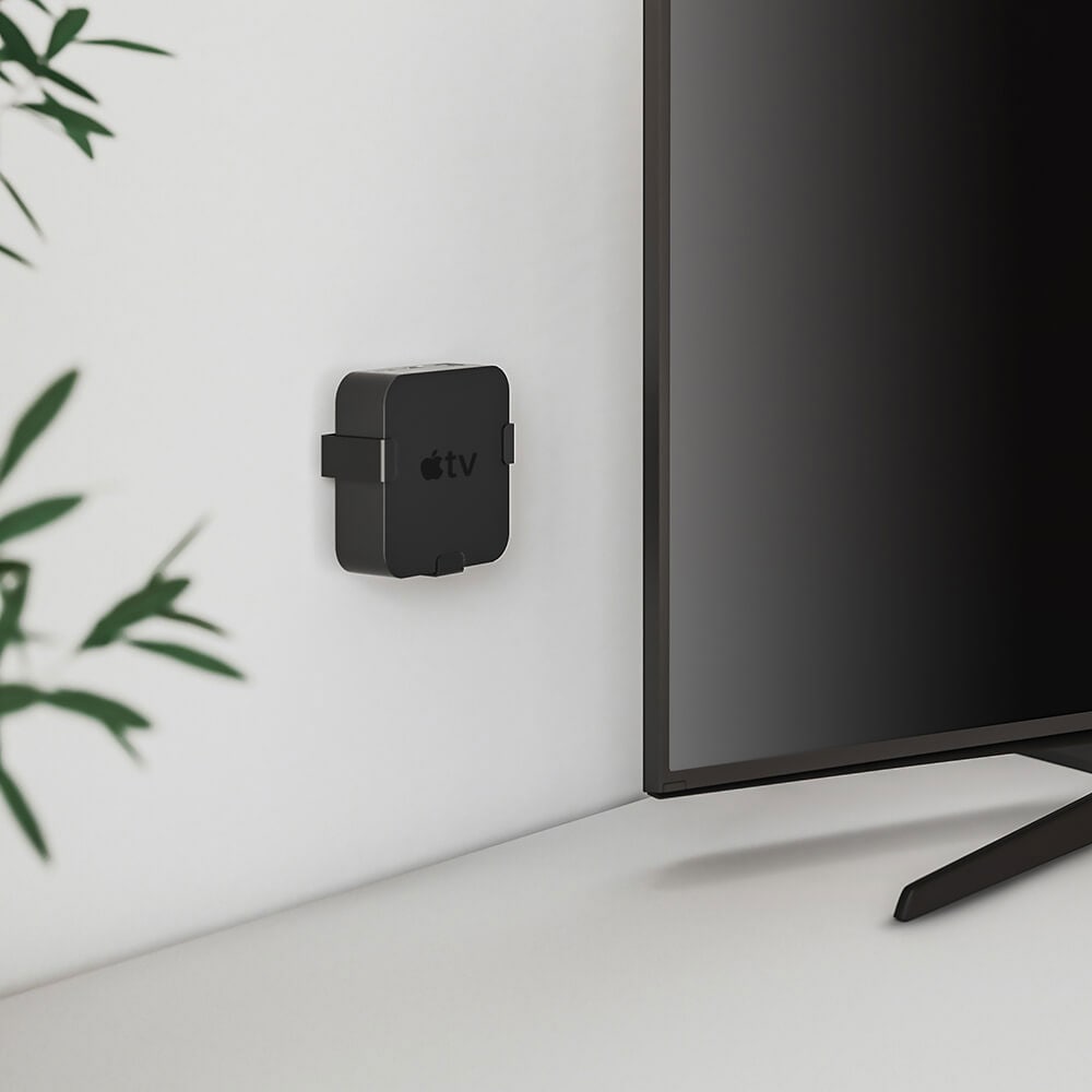 Hama Vægholder til Apple TV HD 4th Gen. 4K 1./2. generation - sort