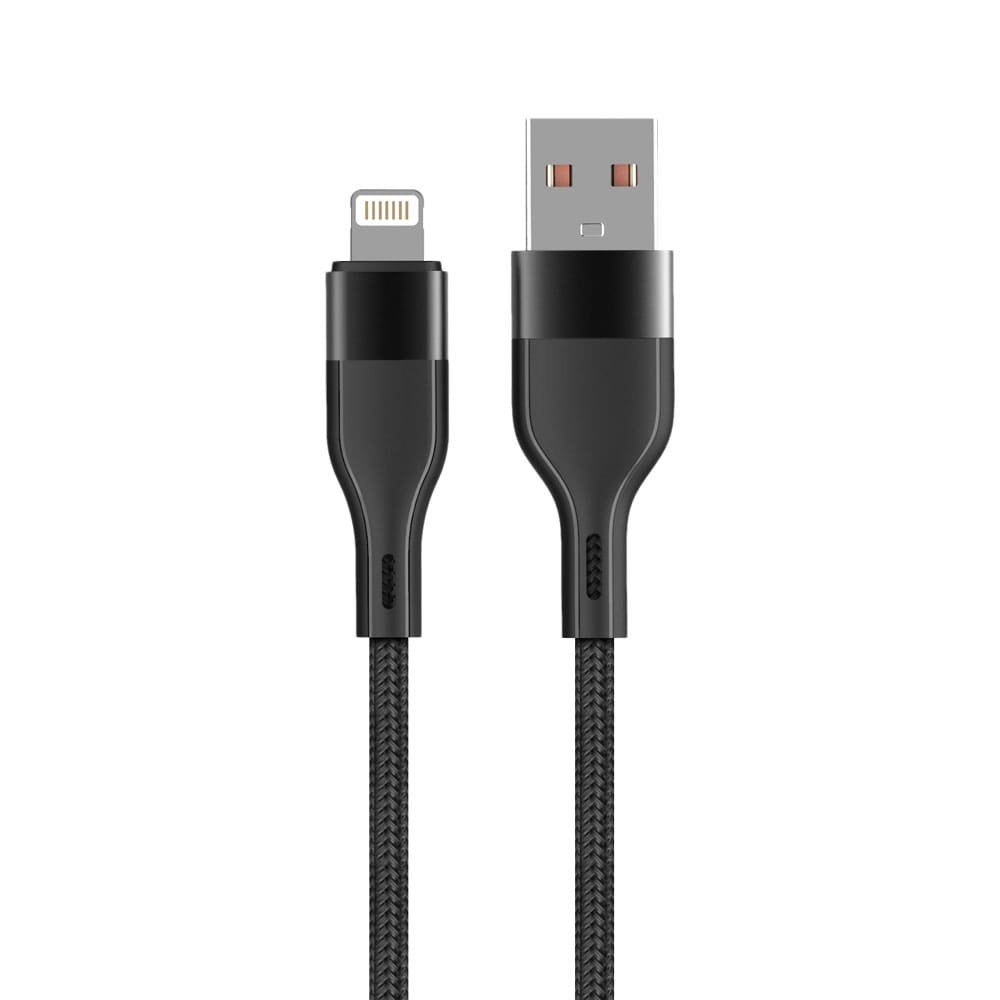 Maxlife USB-kabel USB til Lightning 2.4A 1m - Sort