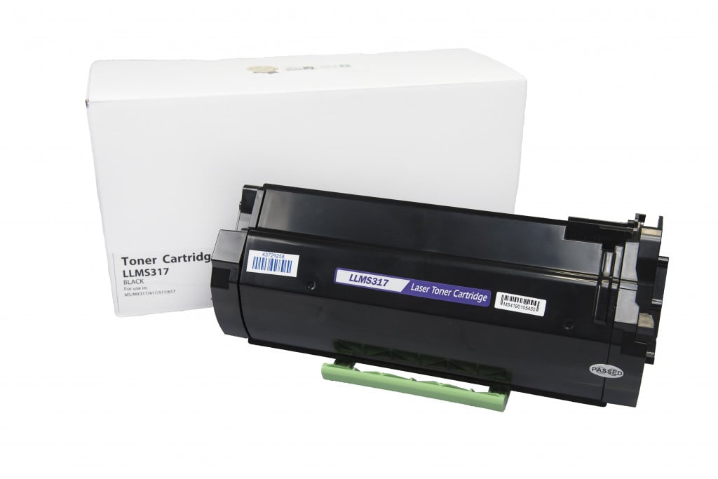 Lasertoner Lexmark 51B2000 - sort (uden chip)