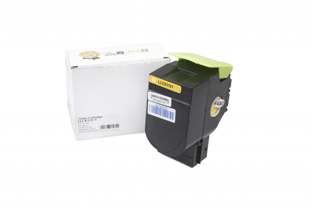 Lasertoner Lexmark 802SY 80C2SY0 - gul (uden chip)