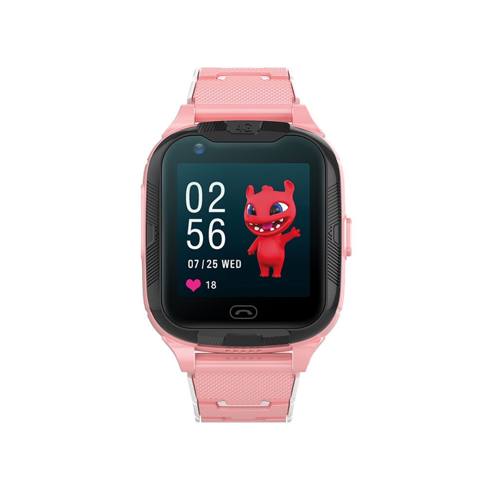 Maxlife Smartwatch til børn 4G GPS WiFi - Pink