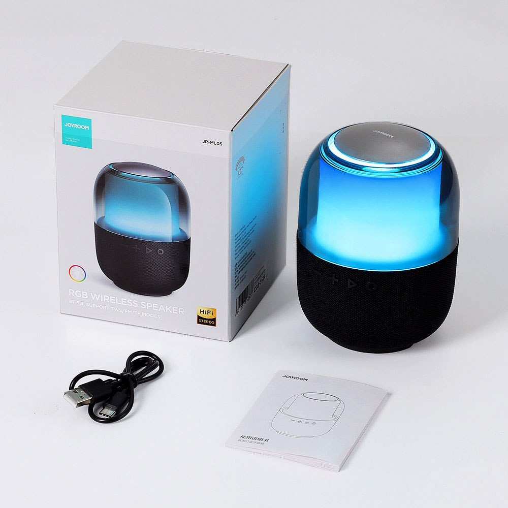 Joyroom LED Bluetooth Højttaler - Sort