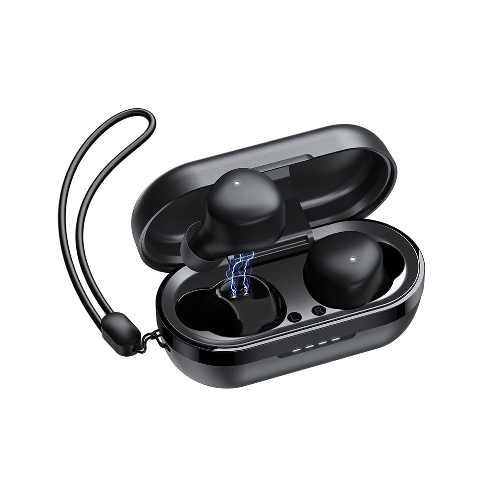 Joyroom True Wireless Headset med ladeboks - Sort