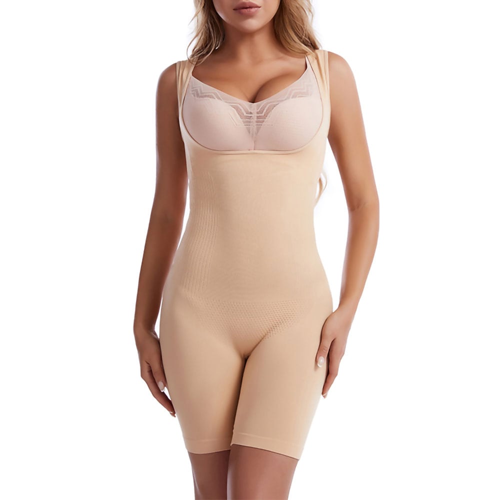 Shapewear One-Piece Biker M/L - Beige