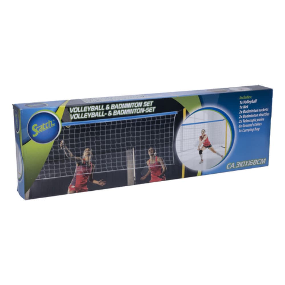 Scatch Volleyball- og badmintonsæt