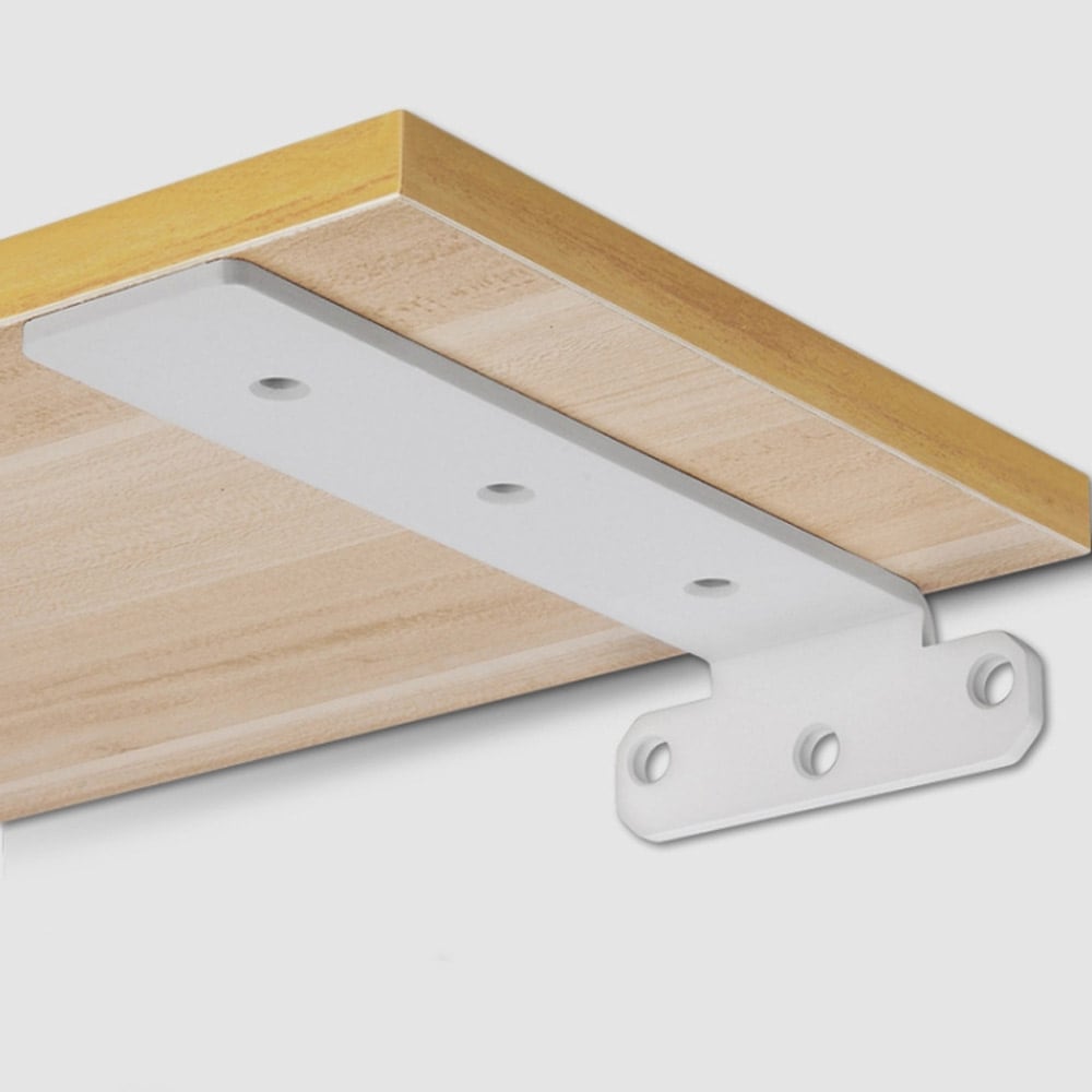 Hyldeknægte i metal 20 cm, 2-pak - Hvid