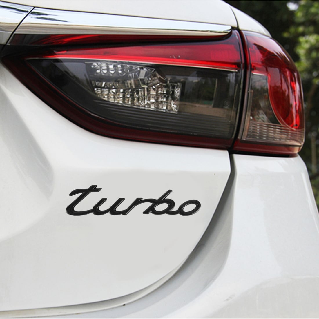 TURBO Emblem 13x3x0,3cm - Sort