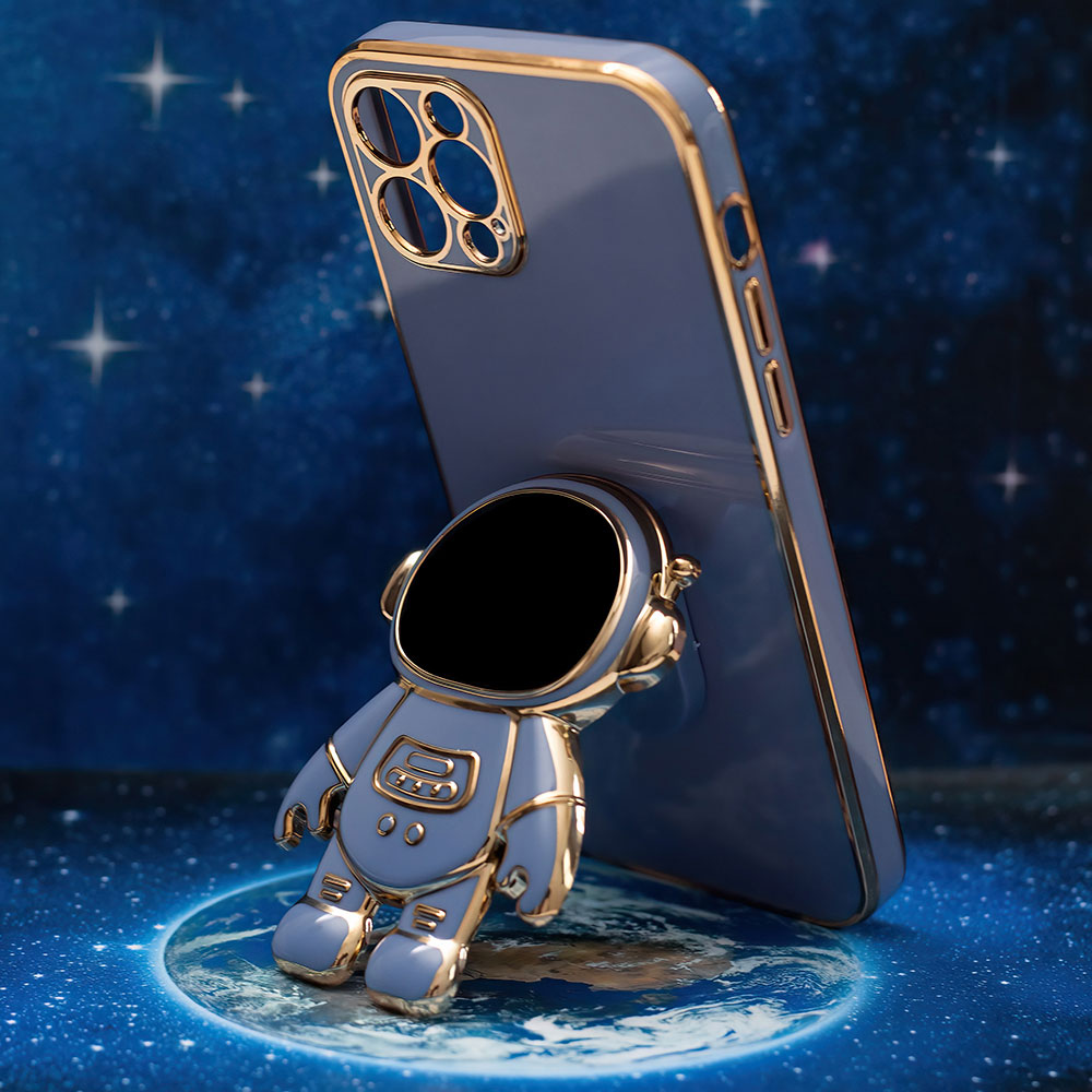 Astronaut Bagcover til iPhone X / XS - Blå