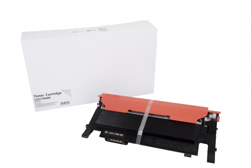 Laser toner Samsung CLT-K406S - Sort