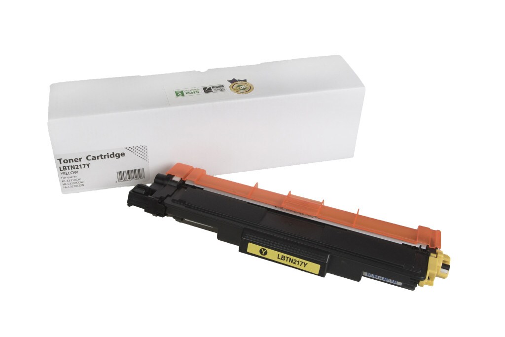 Lasertoner Brother TN217Y - gul (uden chip)