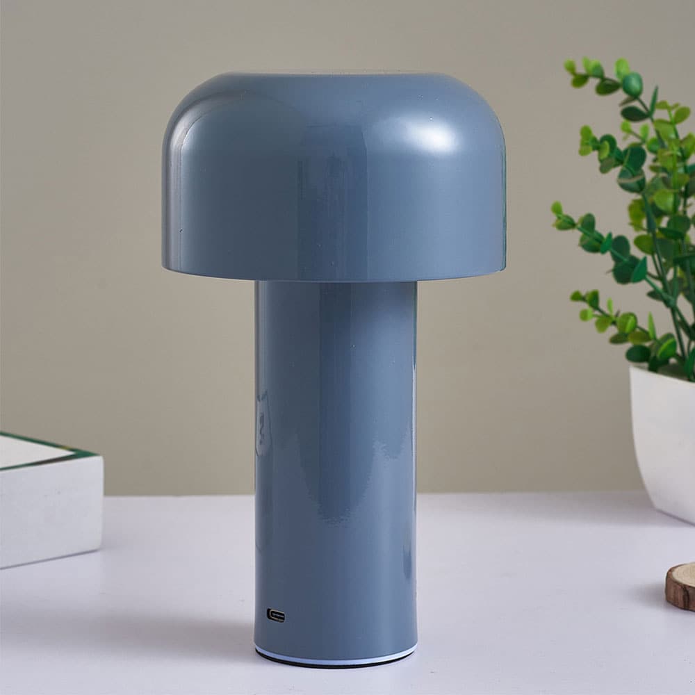 Batteridrevet LED-bordlampe - Grå, genopladelig