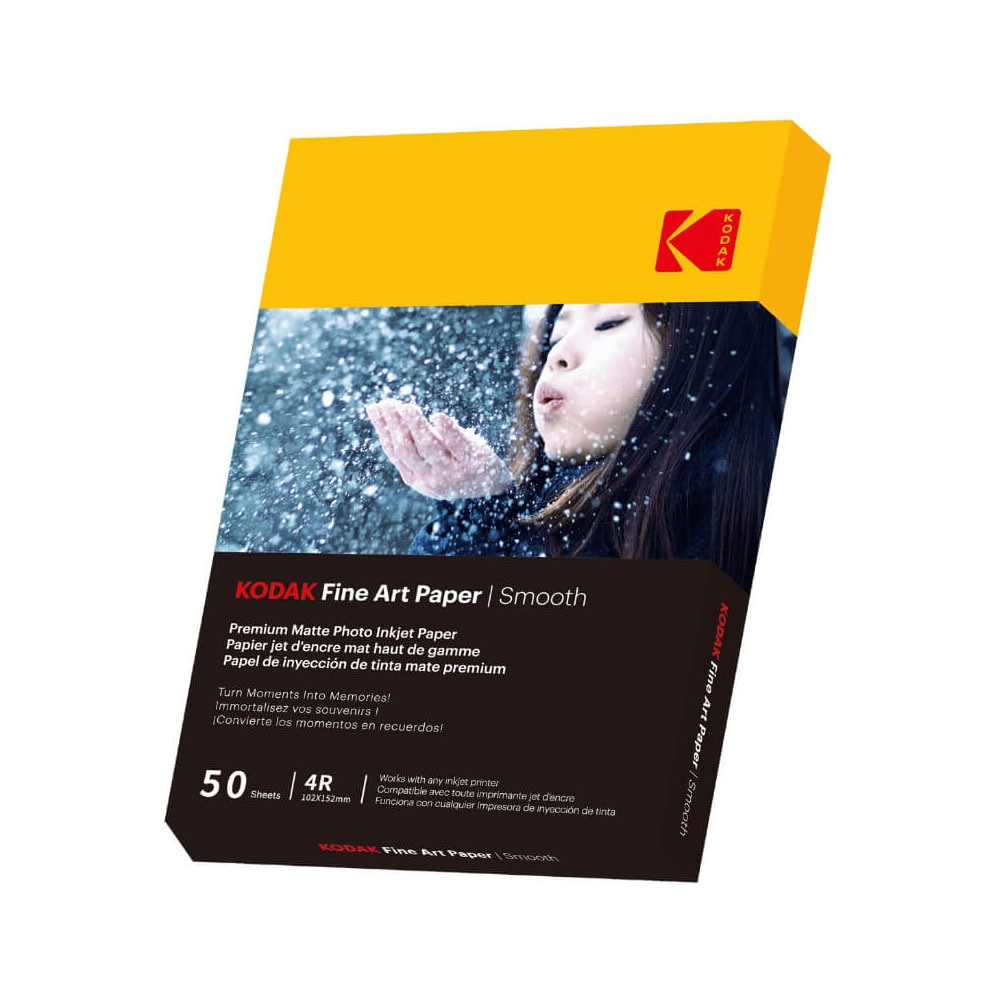 Kodak fotopapir 10x15 cm mat glat 230 g/m² 50 ark