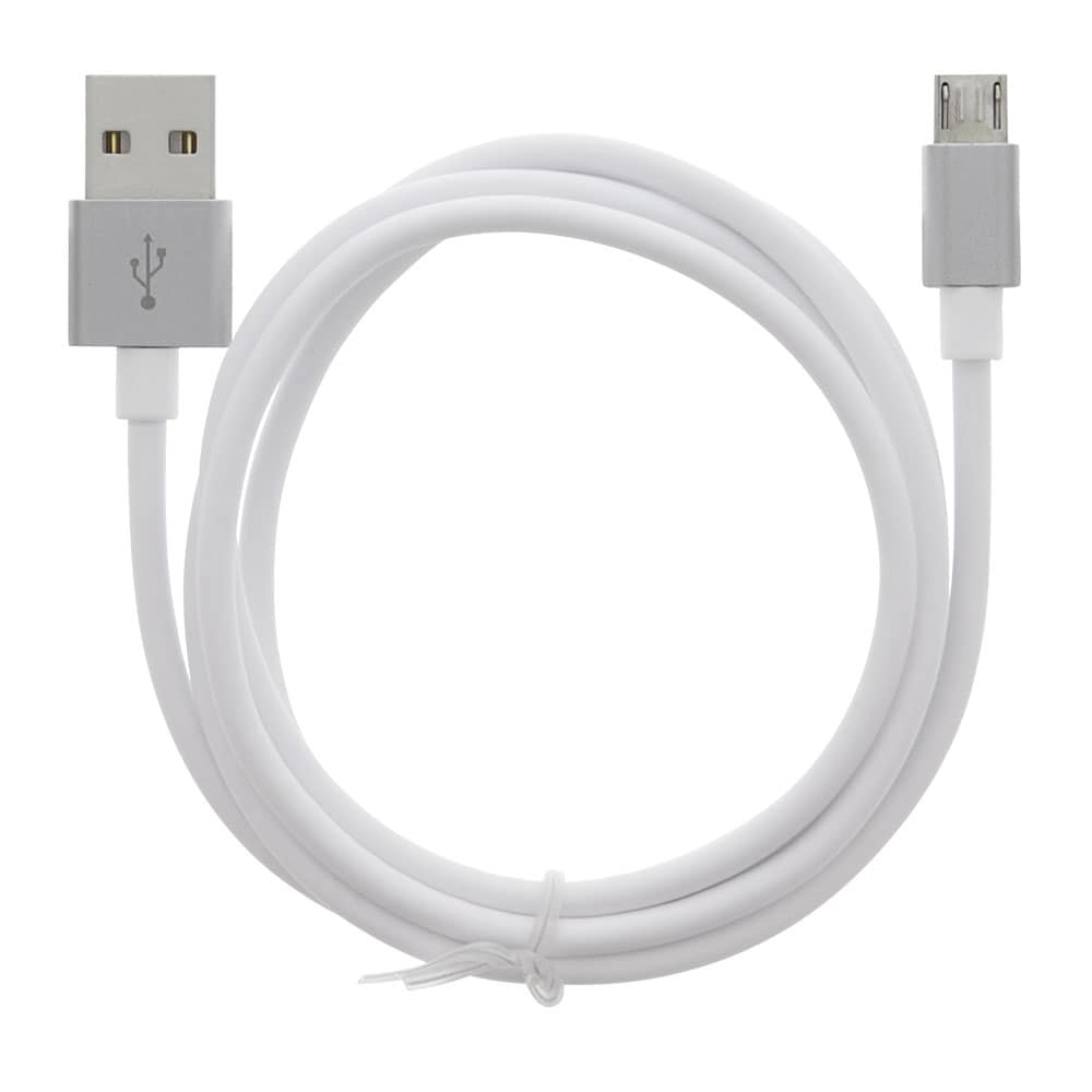 Moba USB kabel USB til MicroUSB 2.4A 1m - Hvid