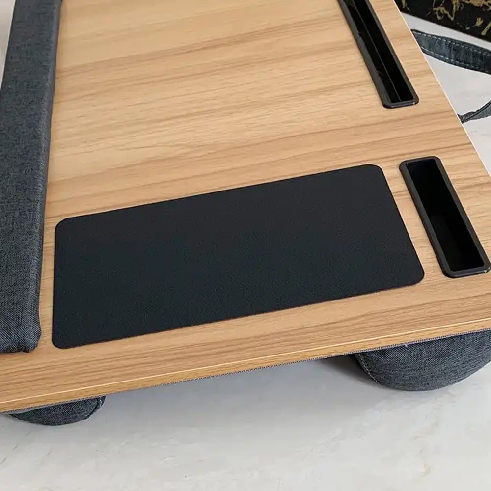 Laptopbord / laptopstøtte med pude – sengebord til bærbar computer og tablet
