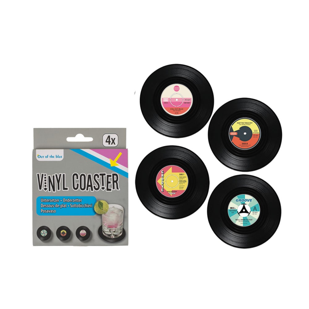 Coasters - Vinylplader 4-pak