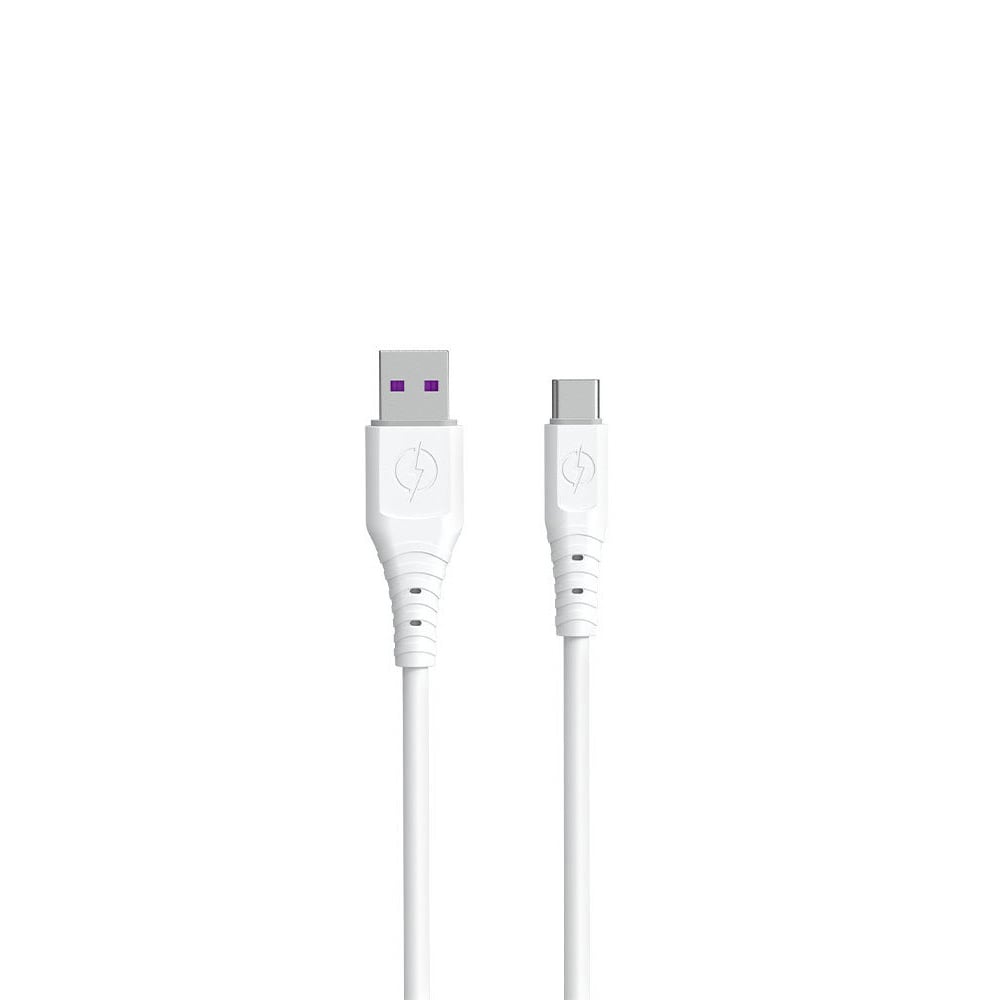 Dudao USB-kabel - USB til USB-C 6A 1m - Hvid
