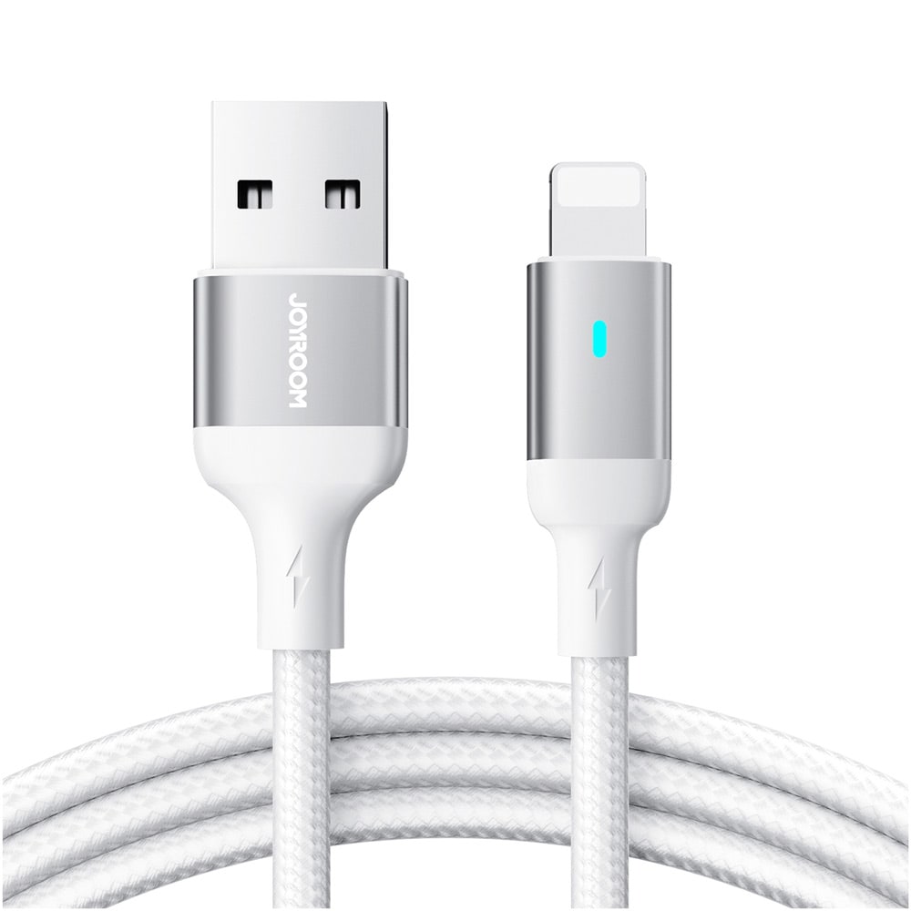 Joyroom USB Kabel - USB til Lightning 2,4A 1,2 m - Hvid