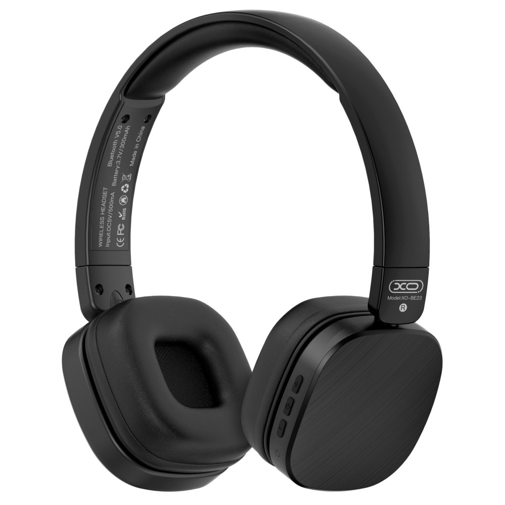 XO On-Ear Bluetooth Headset - Sort