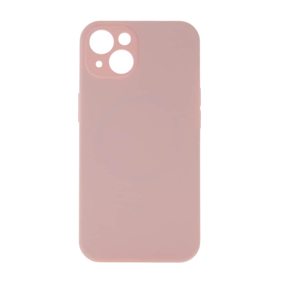 Silikone etui med MagSafe til iPhone 13 - Pink