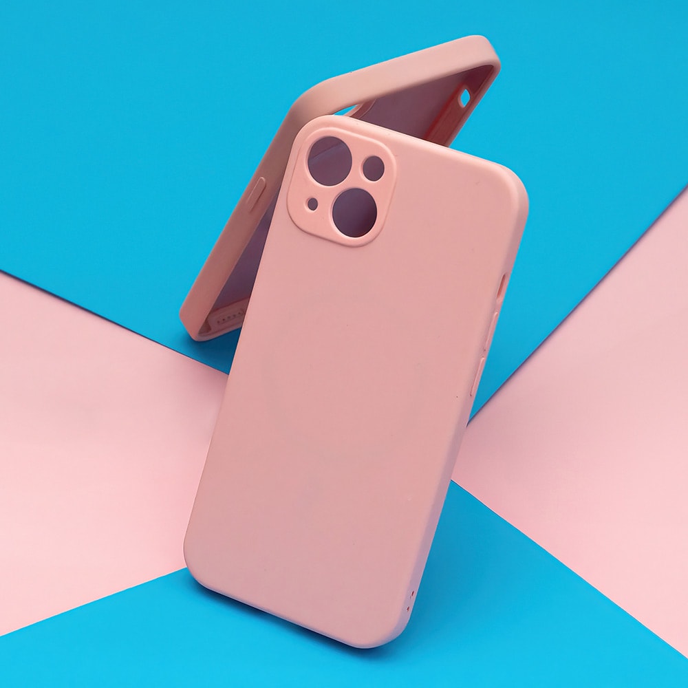 Silikone etui med MagSafe til iPhone 13 Mini - Pink