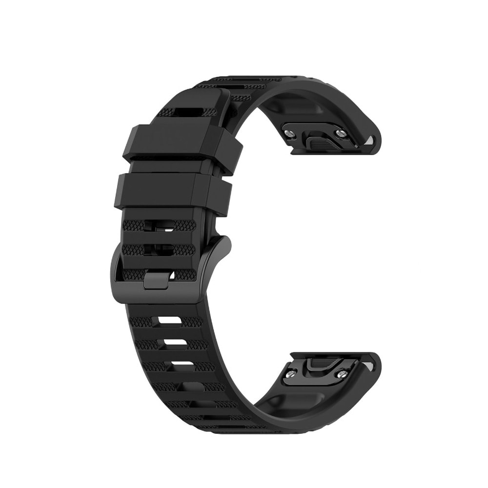 Armbånd i silikone til Garmin Fenix ​​6 - 22mm - Sort