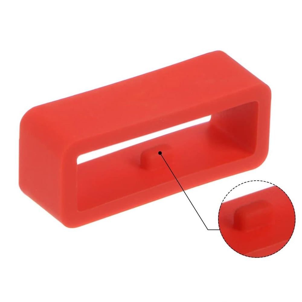 Løkke til silikone armbad 22mm 10-pak - Rød
