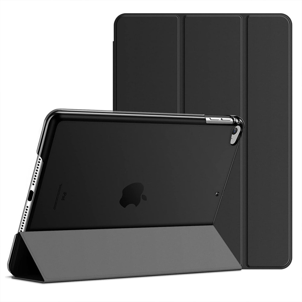Trifold Taske med stativ til iPad Mini 4 / Mini 5 - Sort