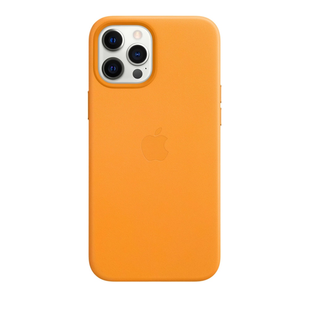 Apple iPhone 12 Pro Max læderetui med MagSafe - California Poppy