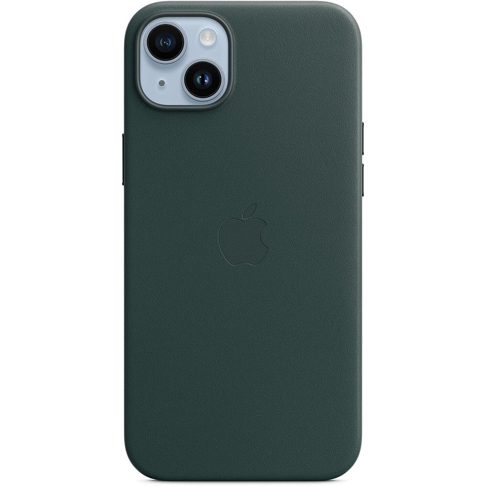 Apple Læder taske med MagSafe til iPhone 14 Plus - Skovgrøn