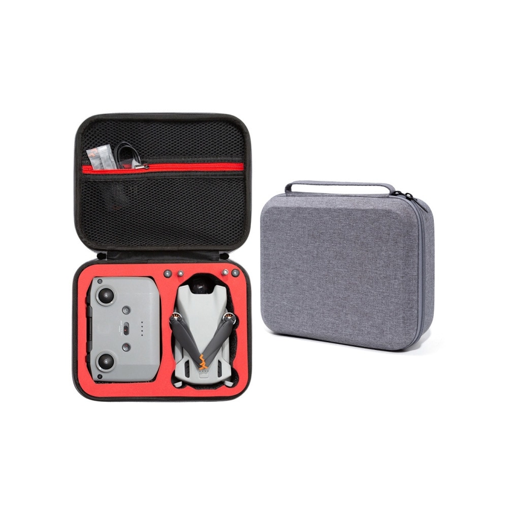 Opbevaringspose til DJI Mini 3 / Mini 3 Pro - Grå/Rød
