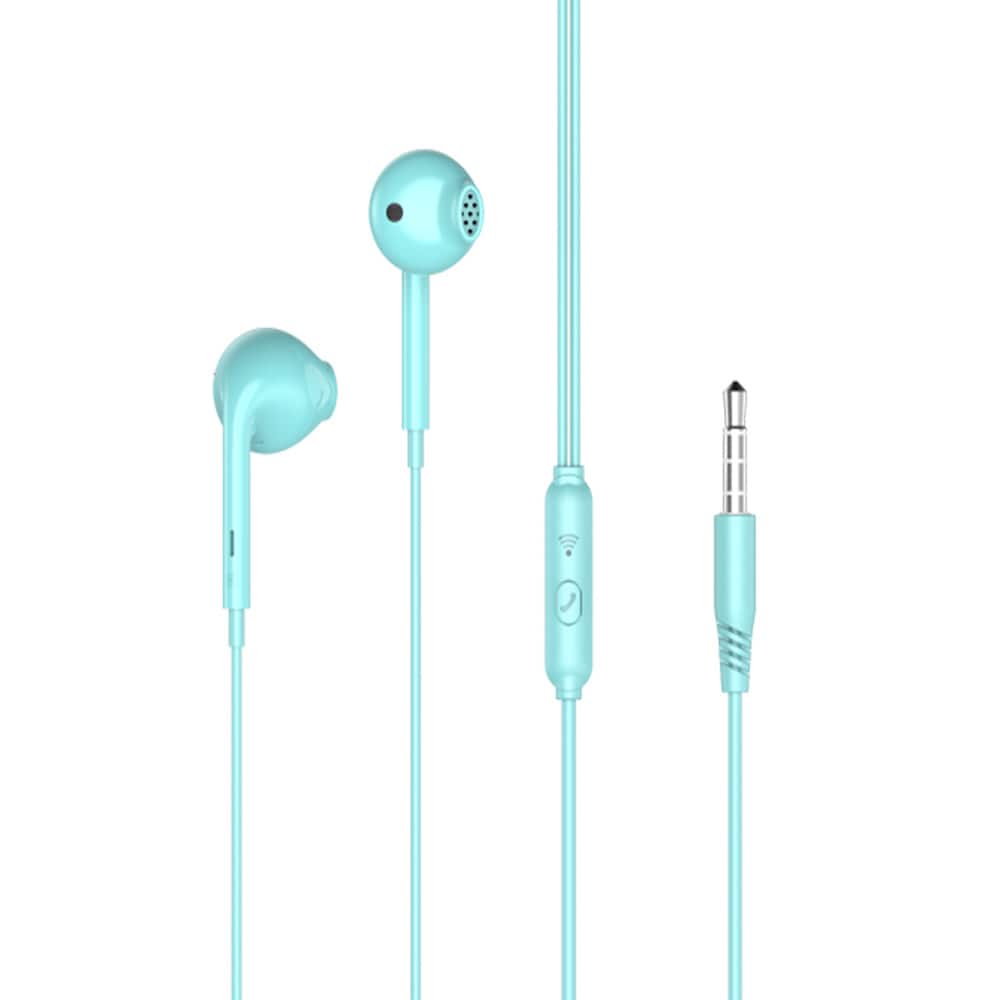 XO In-Ear Headset med 3,5m stik - 4-pak - 4 forskellige farver