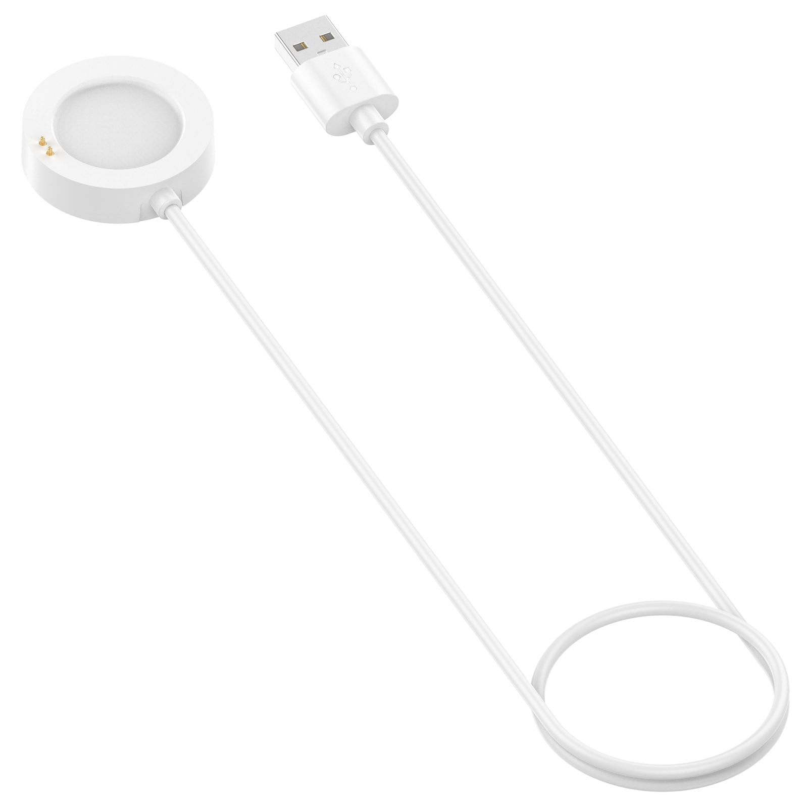 Oplader til Xiaomi Watch 2 Pro - USB 1m - Hvid