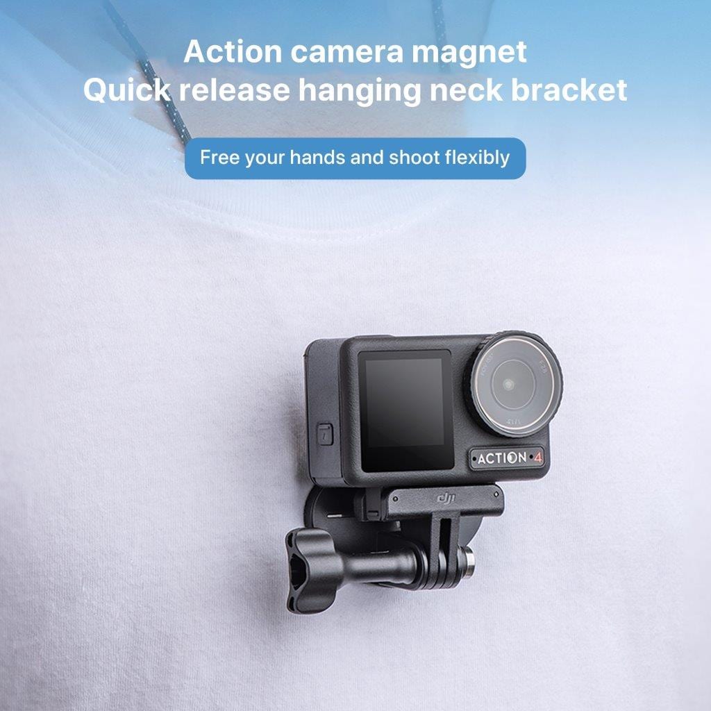 Magnetisk holder med Quick Release til actionkamera
