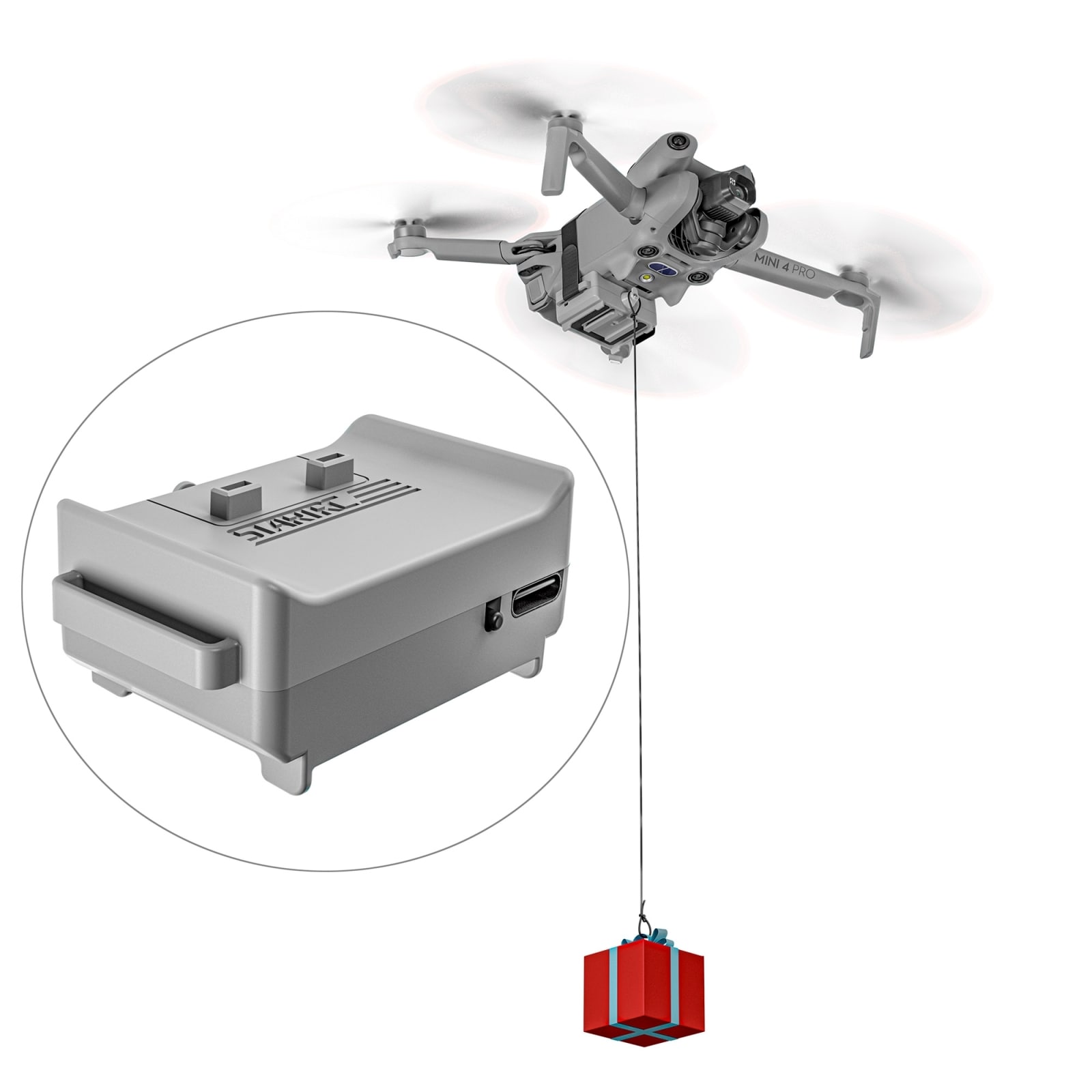 Airdrop-system til DJI Mini 4 Pro