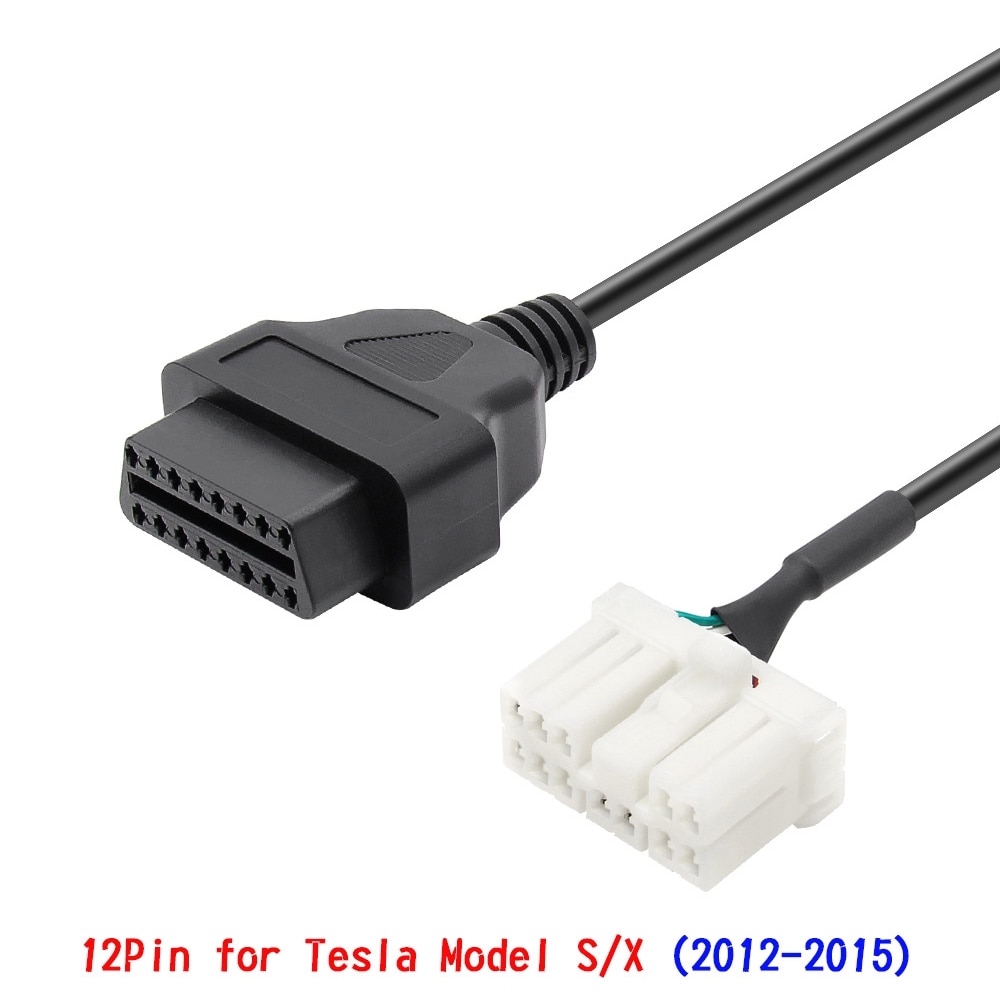 ODB Adapter - Tesla Model X / S 2012-2015 OBDII til 12 Pin OBD