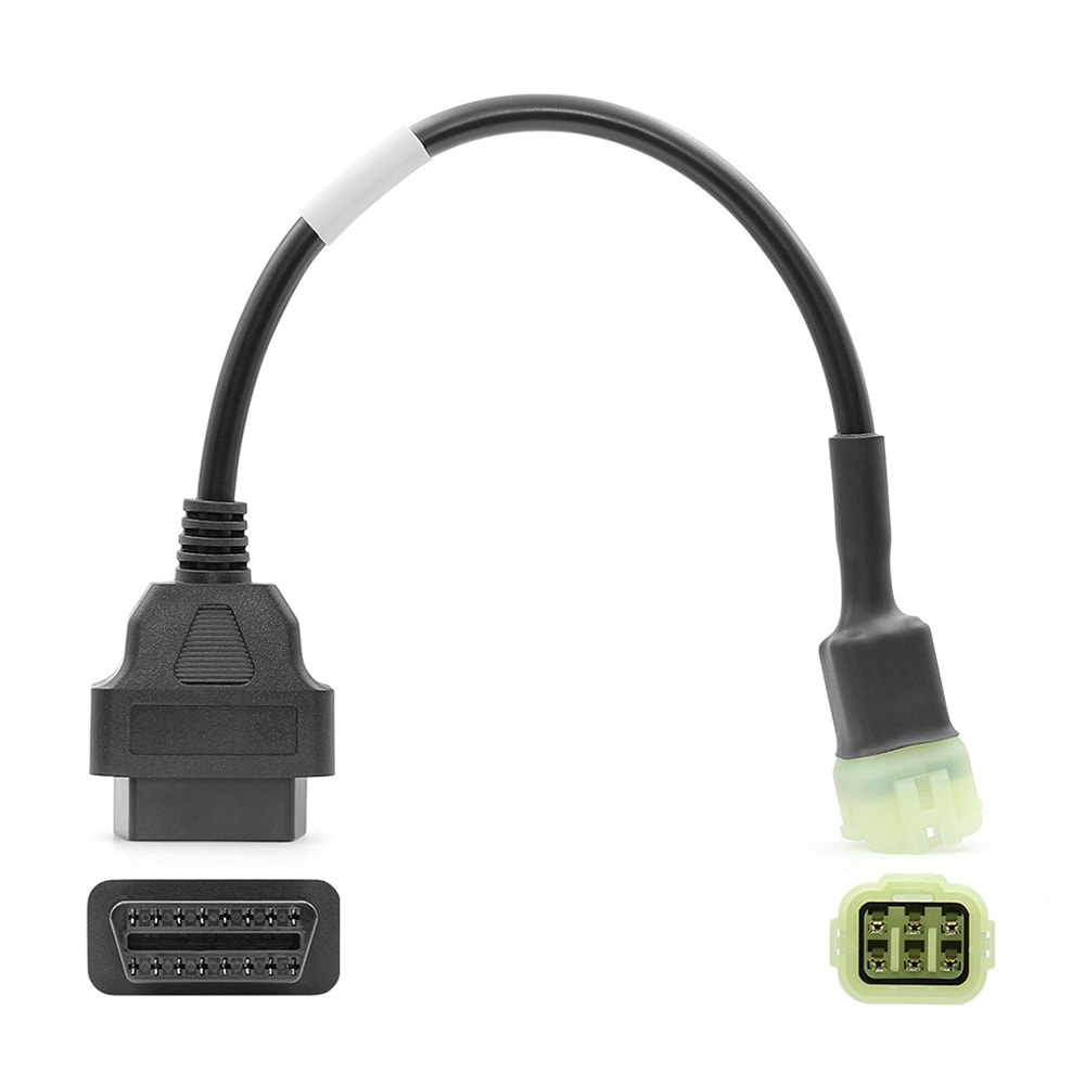 ODBII Adapter - Kawasaki 6 Pin til OBDII Hun