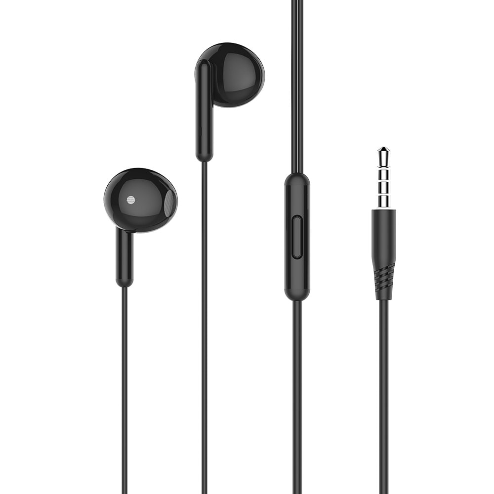 XO In-Ear pods med 3,5 mm stik - Sort