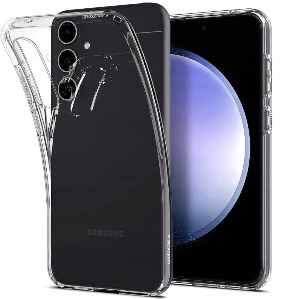 Spigen Liquid Crystal Bagcover til Samsung Galaxy S23 FE - Crystal Clear
