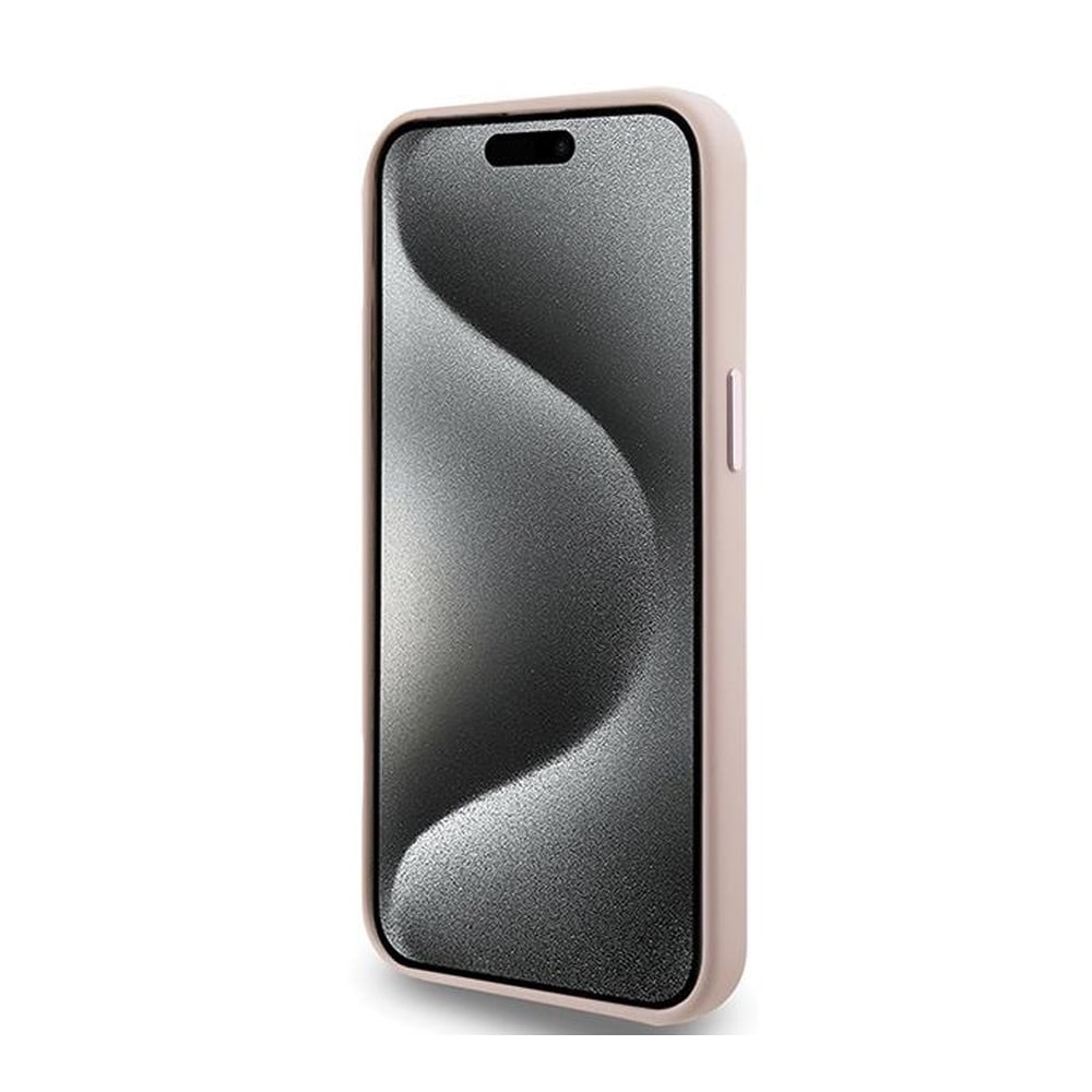 Karl Lagerfeld Choupette Silikone Cover til iPhone 15 Pro Max - Pink